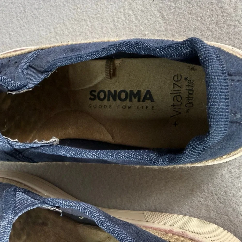 Sonoma Platform Espadrille Sneakers Fits Like‎ US 9 10